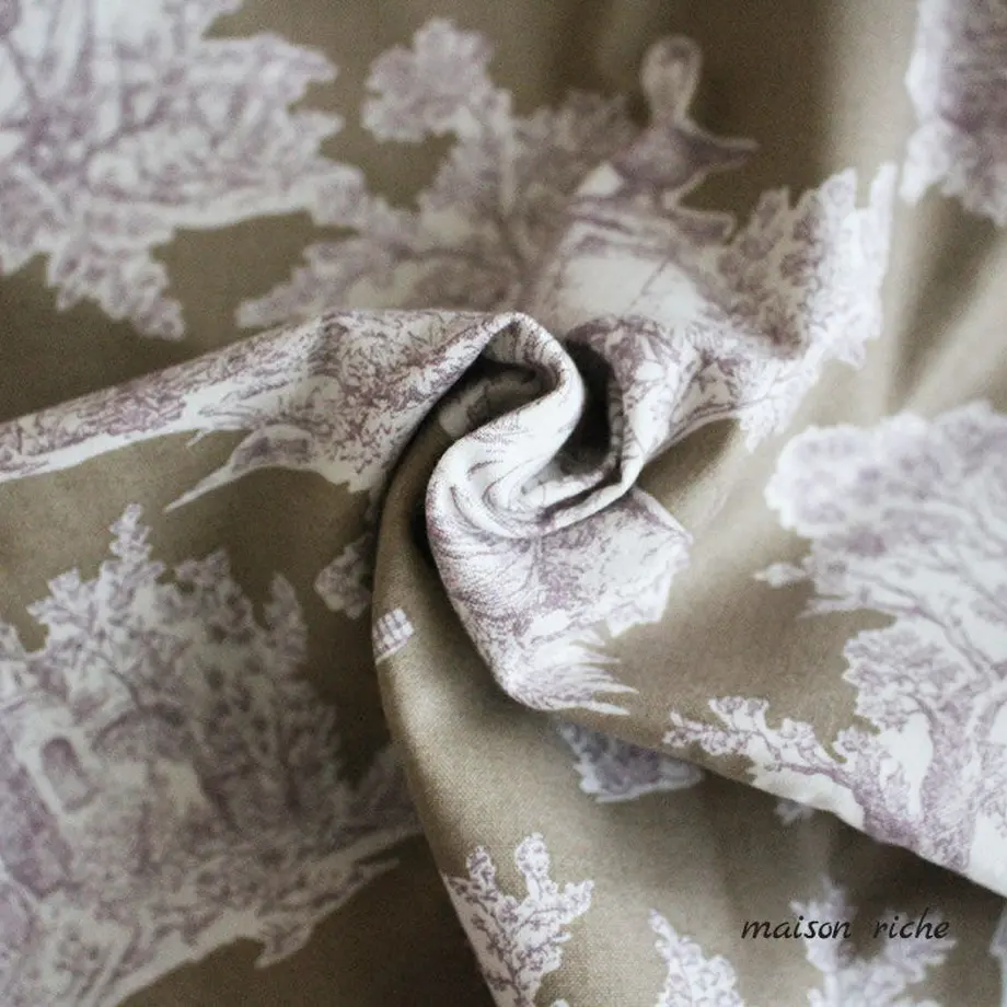 トワルドジュイ　グリーン　日本製